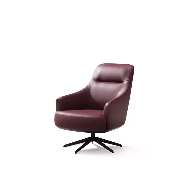 accent chair piri armchair leather
