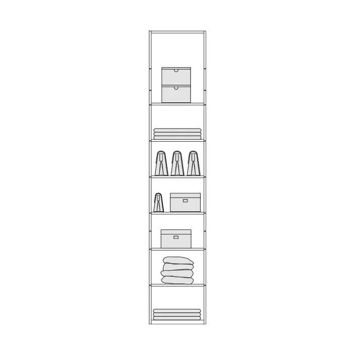 D 06 Single Cabinet (Cabinet With Shelves)